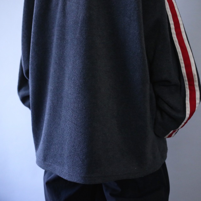 "American Eagle" XXL over silhouette half-zip fleece parka