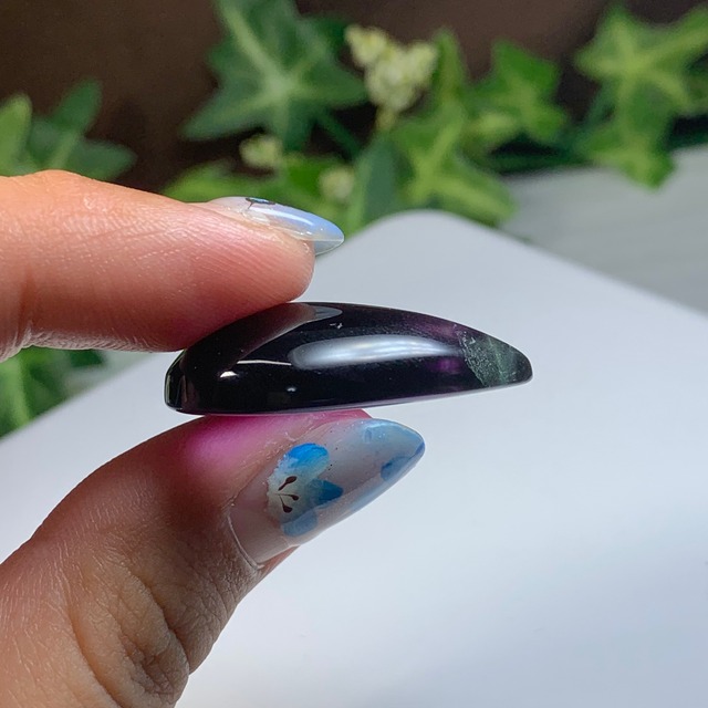 2.透明度高☆グラデーションフローライトルース・しずく型