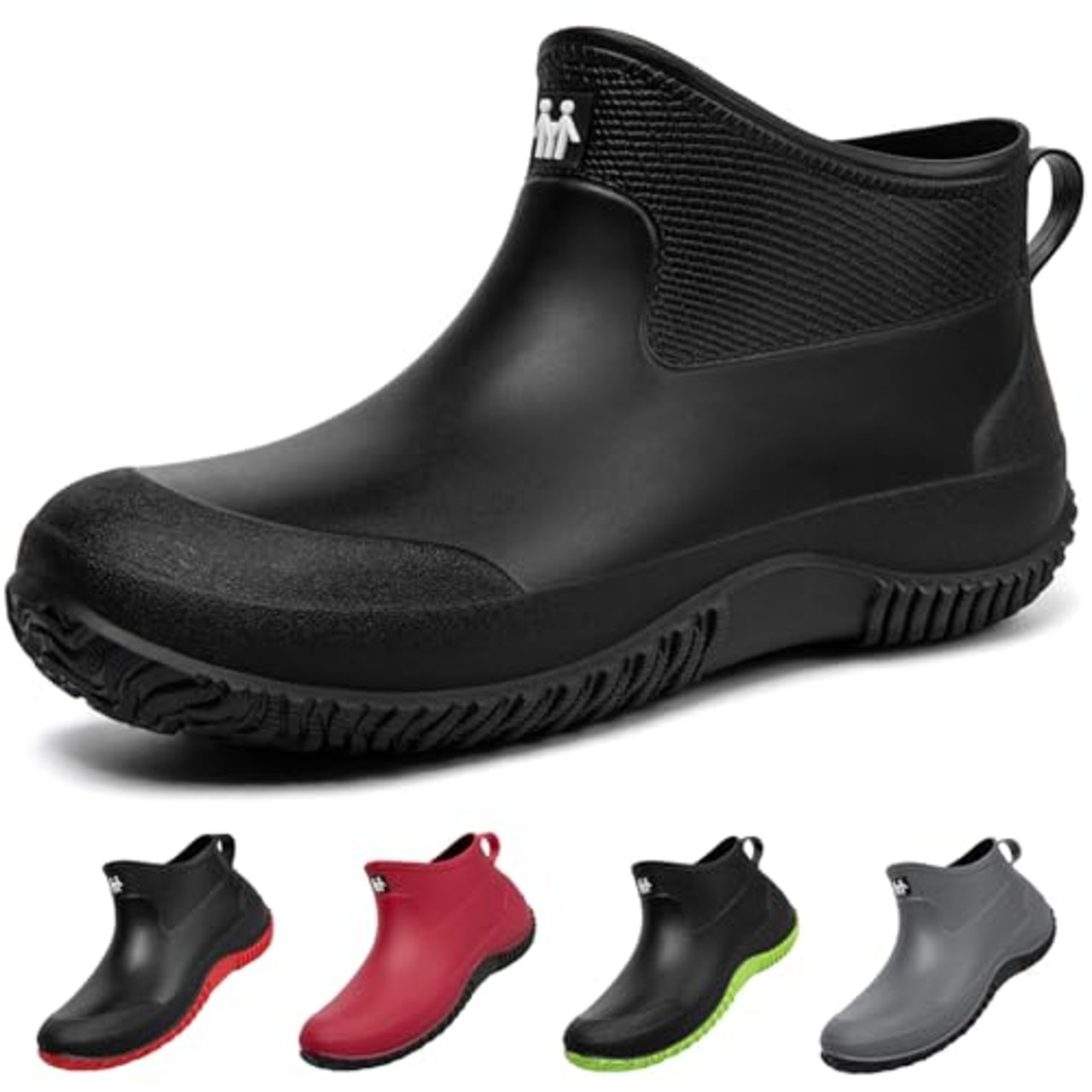[MERPHINE] レインブーツ メンズ レディース Rain Boots Waterproof 雨 完全防水 農作業 ショートレインブーツ 防水シューズ ガーデンブーツ 洗車 田植え 釣り用 晴雨兼用 おしゃれ 軽量