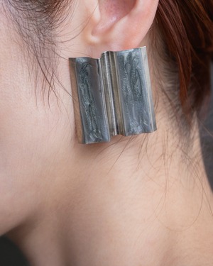vintage marble earrings