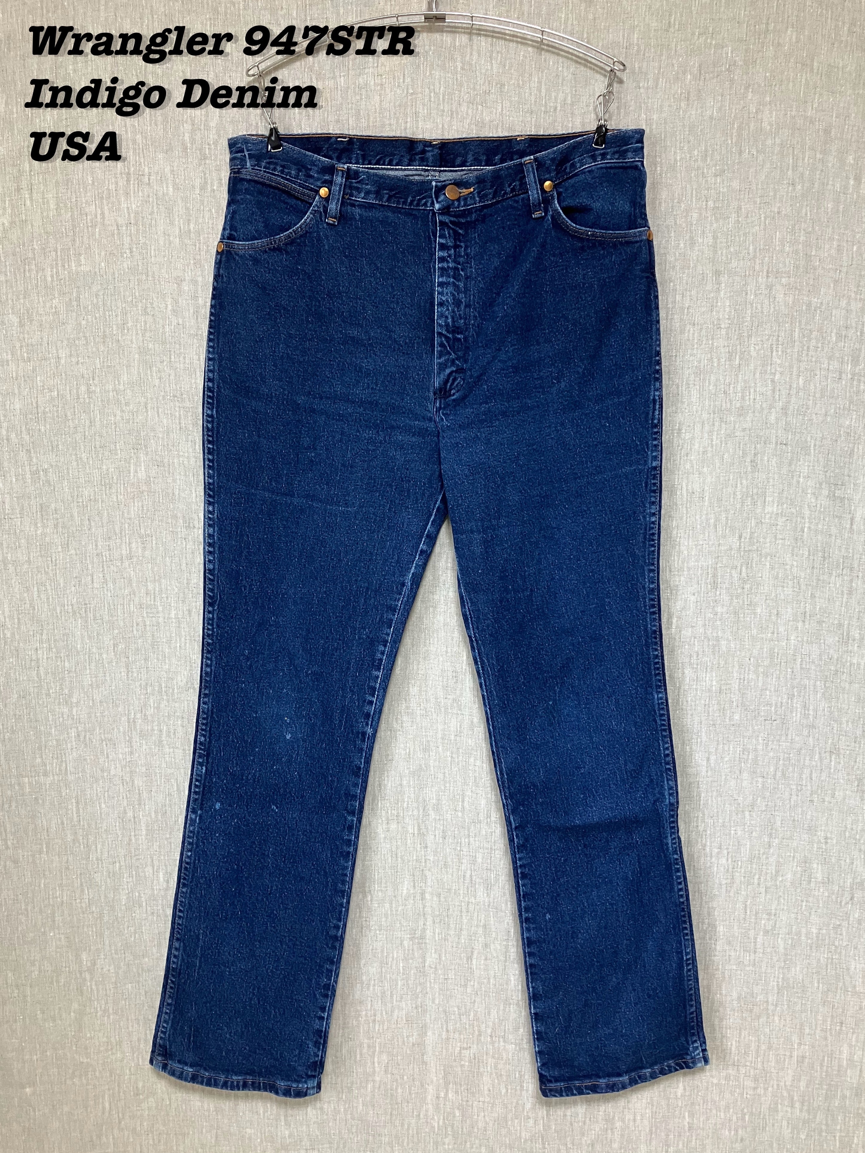 Wrangler 947STR Indigo Denim Pants Made in USA W36 L32 | Loki ...