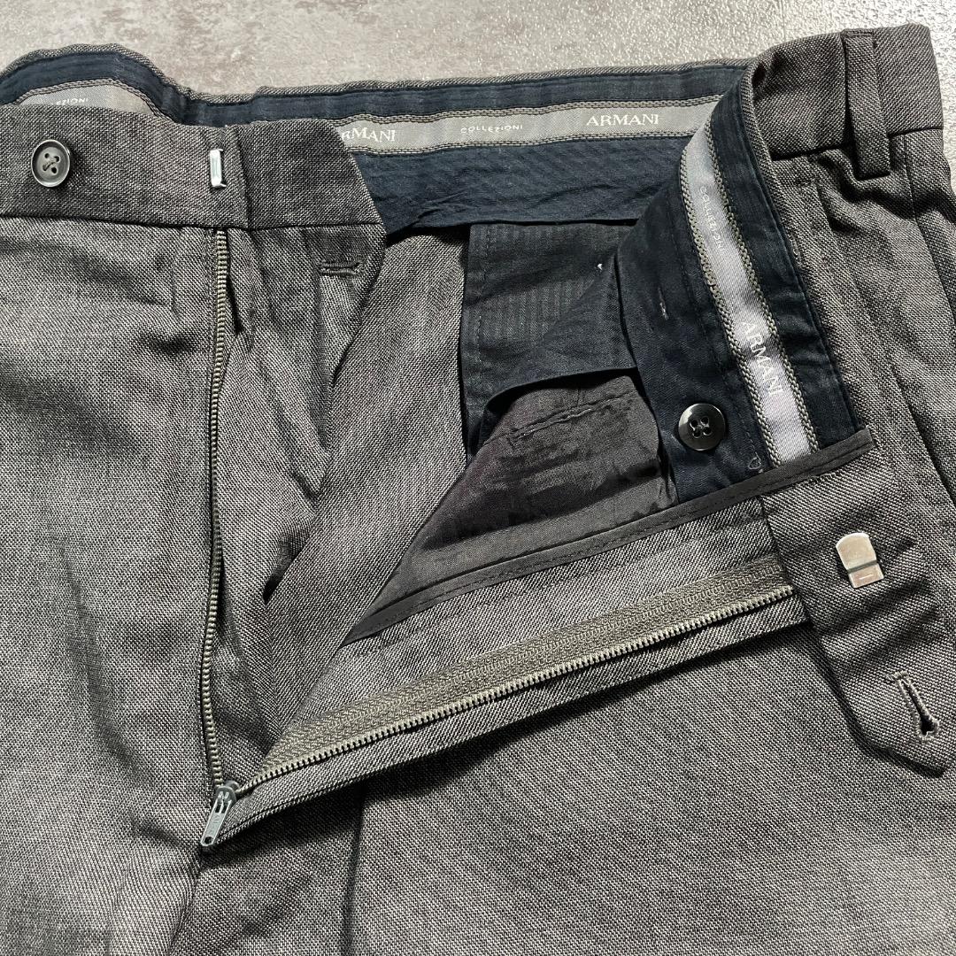 90s ARMANI COLLEZIONI gray slacks | ib2