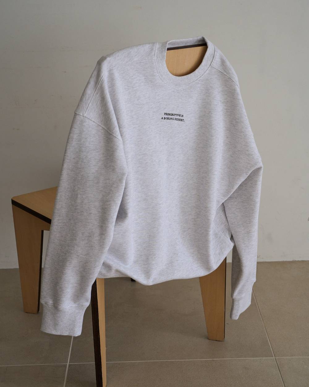 anuke(アンヌーク) Embroidery Over Sweat | サウスオレンジ｜メンズ