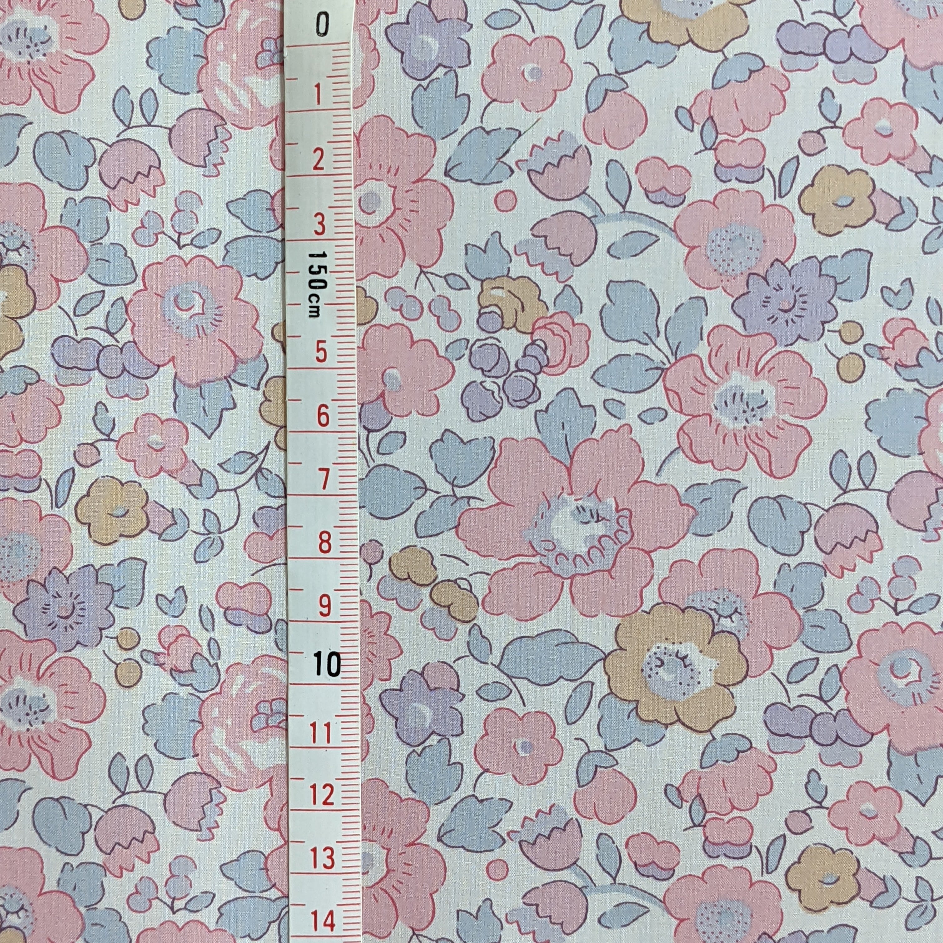 ◆輸入　リバティ　LIBERTY　タナローン　Betsy Blush X　ベッツィ　ブラッシュ　X　約130×50cm | HONEY HONEY  FABRIC powered by BASE