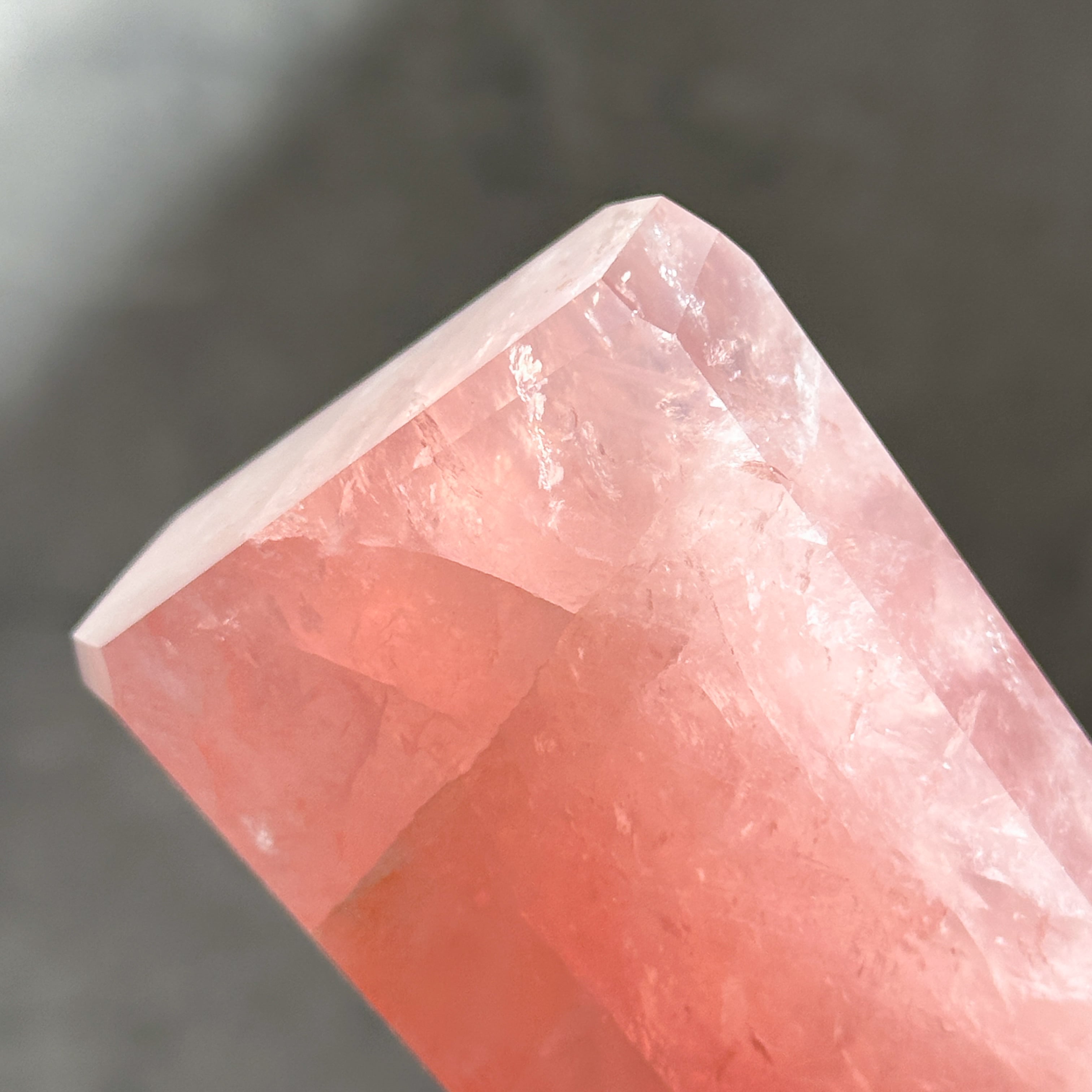 Big【高品質】バイーア産ローズクォーツ タワー12◇ Rose Quartz