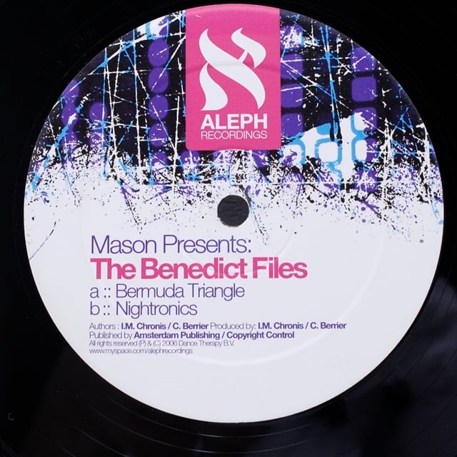 Mason Presents The Benedict Files / Bermuda Triangle / Nightronics [ALEPH 001] - 画像3