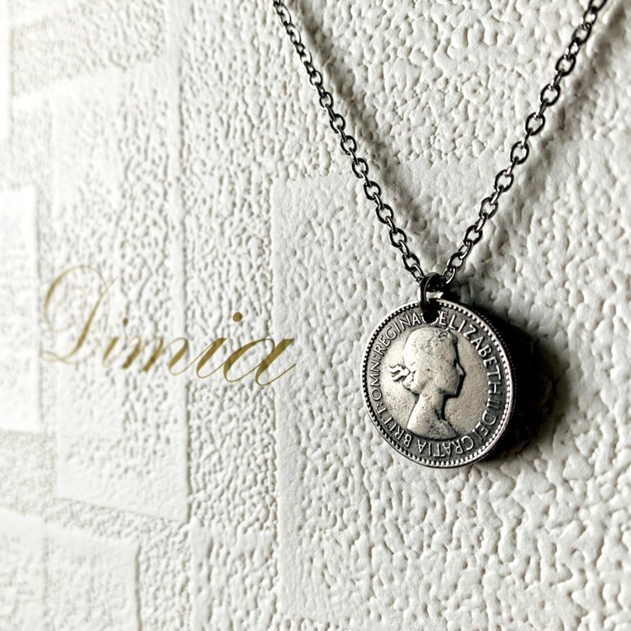限定シックスペンスコインネックレス サージカルステンレス製