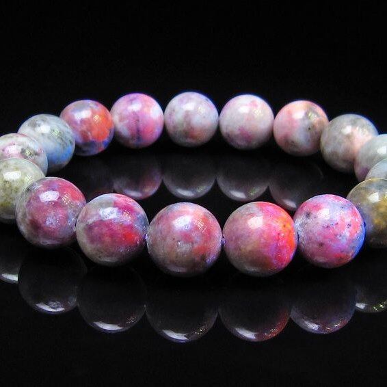 ハックマナイト ブレスレット 12mm 一点物 メール便可 111-49330