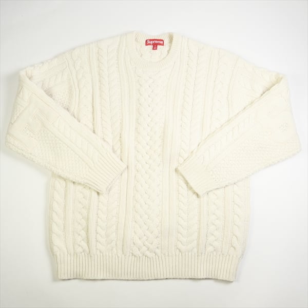 Size【M】 SUPREME シュプリーム 23AW Applique Cable Knit Sweater