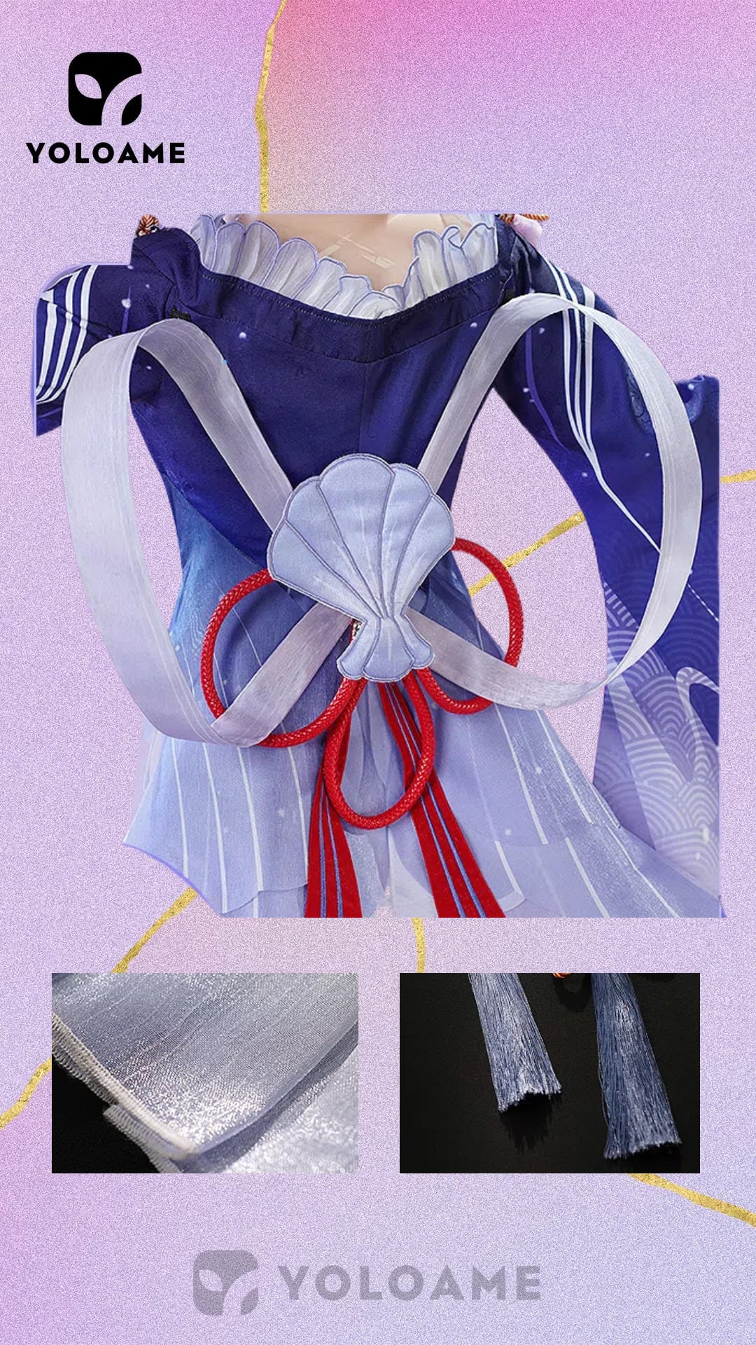 三分妄想 原神 珊瑚宮心海 コスプレ 衣装 | YOLOAME公式コスプレ衣装