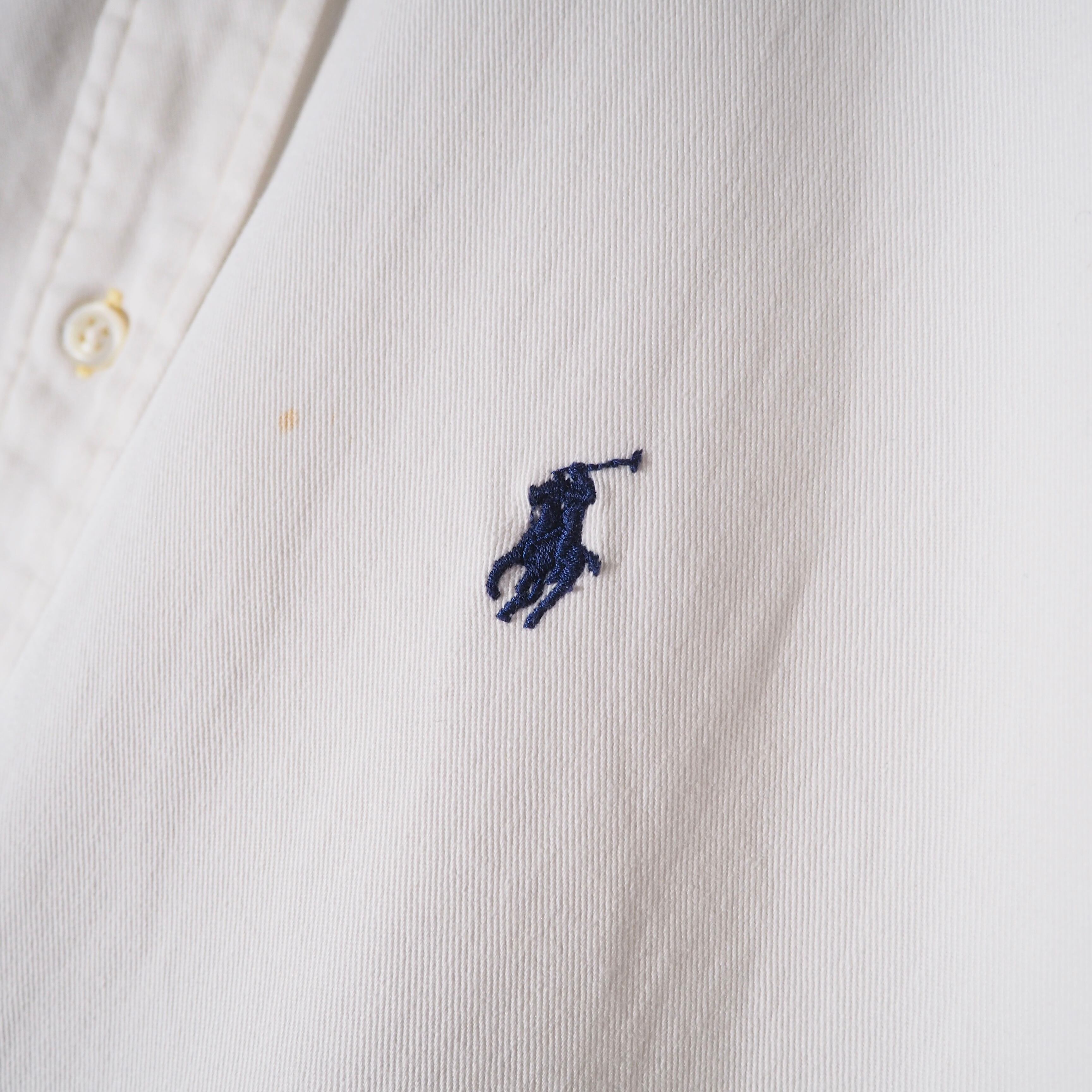 1990s " Ralph Lauren " Vintage Loose White Button Down Shirt