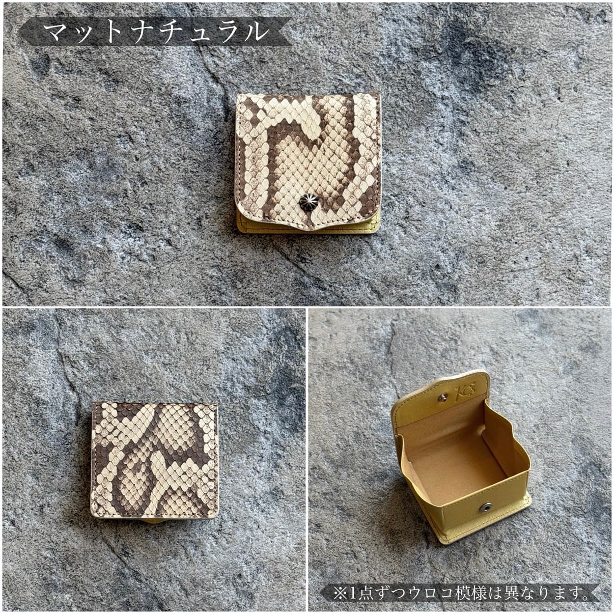 限定商品】コインケース JIB マットパイソン | ケイシイズ 【公式