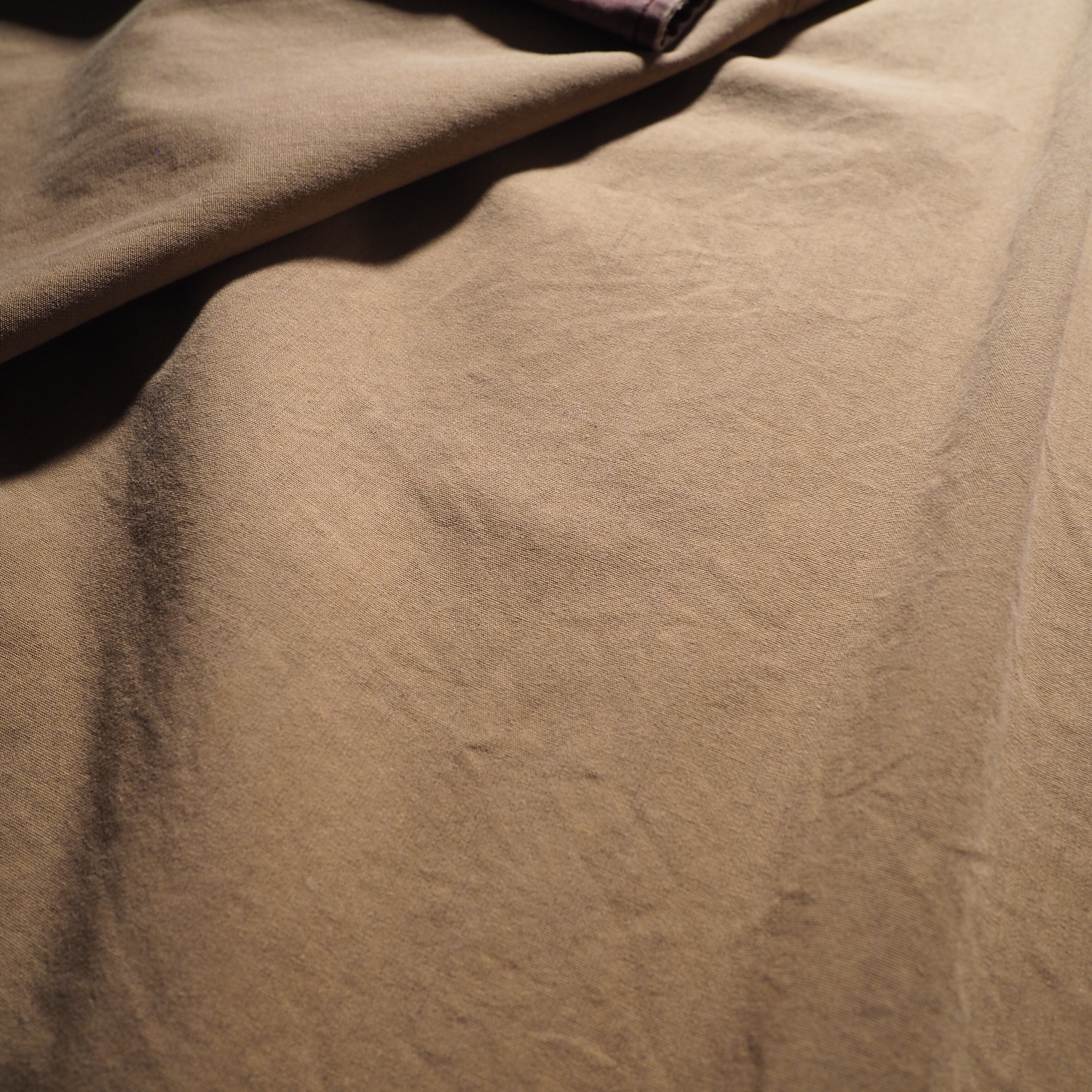 1990s ” Timberland ” Dark Burgundy color Overdye cotton shirt