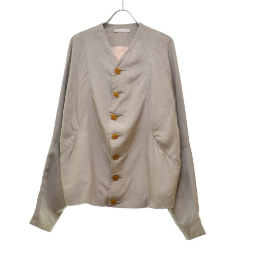 VIVIENNE WESTWOOD GOLD LABEL / ヴィヴィアン ウエストウッド ゴールドレーベル 90s イングランド製 archive アーカイブ ノーカラー 立体裁断 ドルマンジャケット