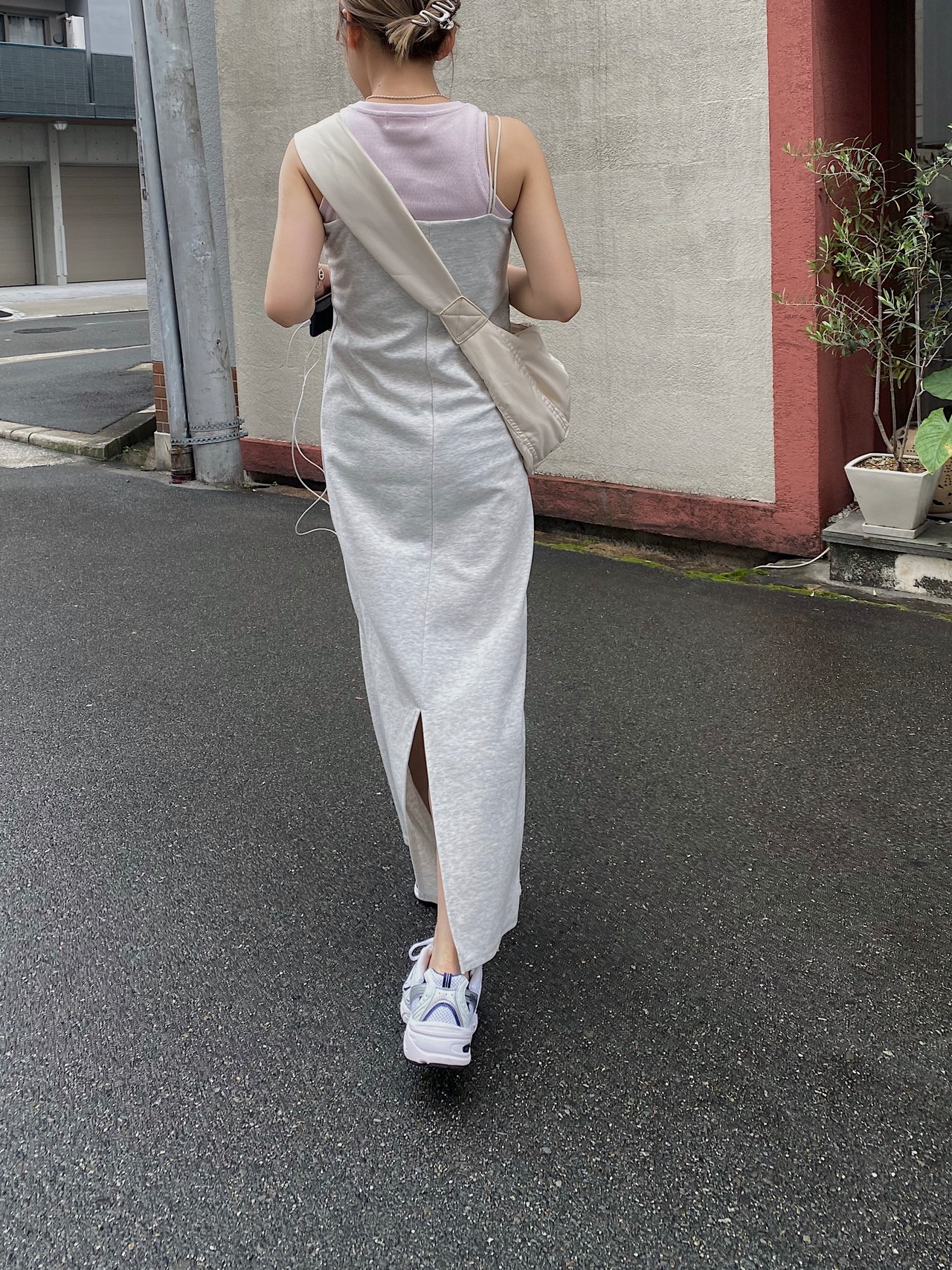 square cut double strap cami OP