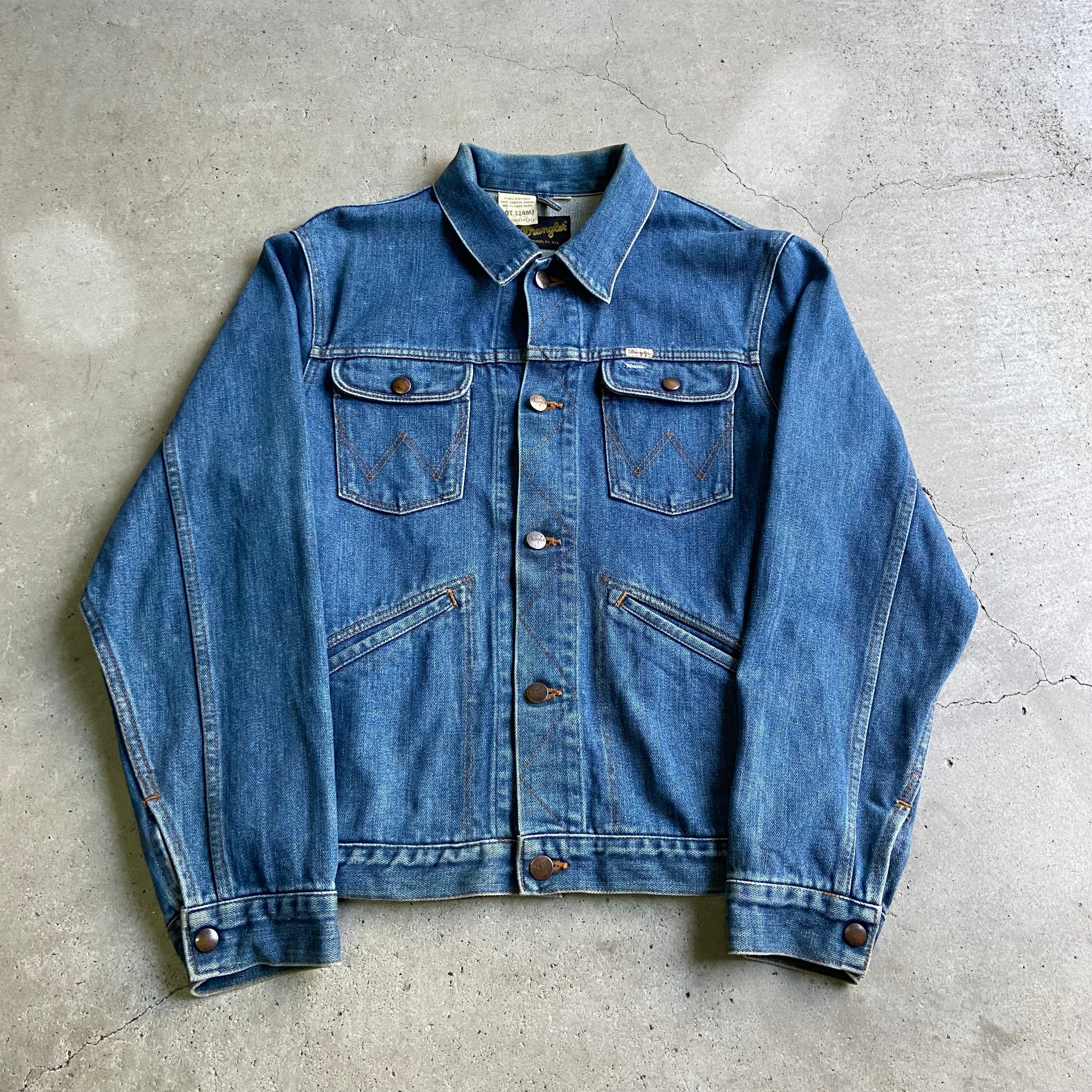 日本製 90年代 復刻 Wrangler ラングラー デニムジャケット 124MJ メンズL 古着 Gジャン 70s ビンテージ  ヴィンテージ【デニムジャケット】【VTG】 | cave 古着屋【公式】古着通販サイト