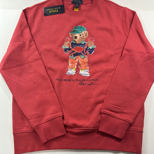 【140-170cm】大人もOK キッズ（男の子）ベア　トレーナー