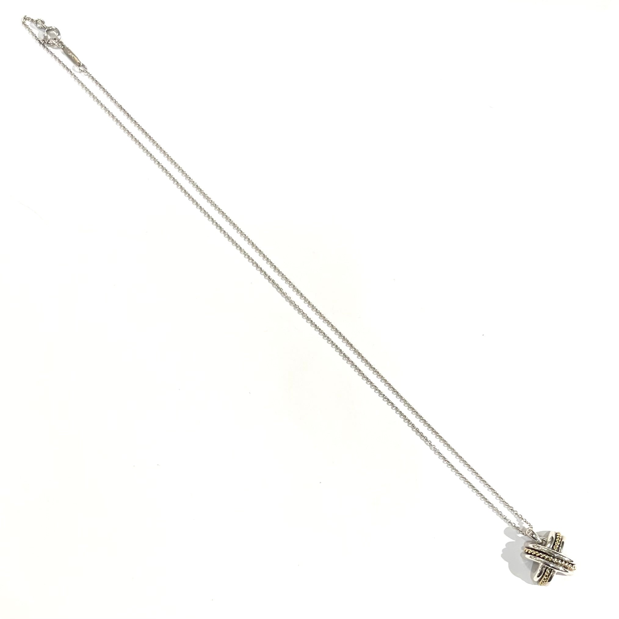 TIFFANY&CO.】2928 ティファニー silver925×K18 YG ティファニー