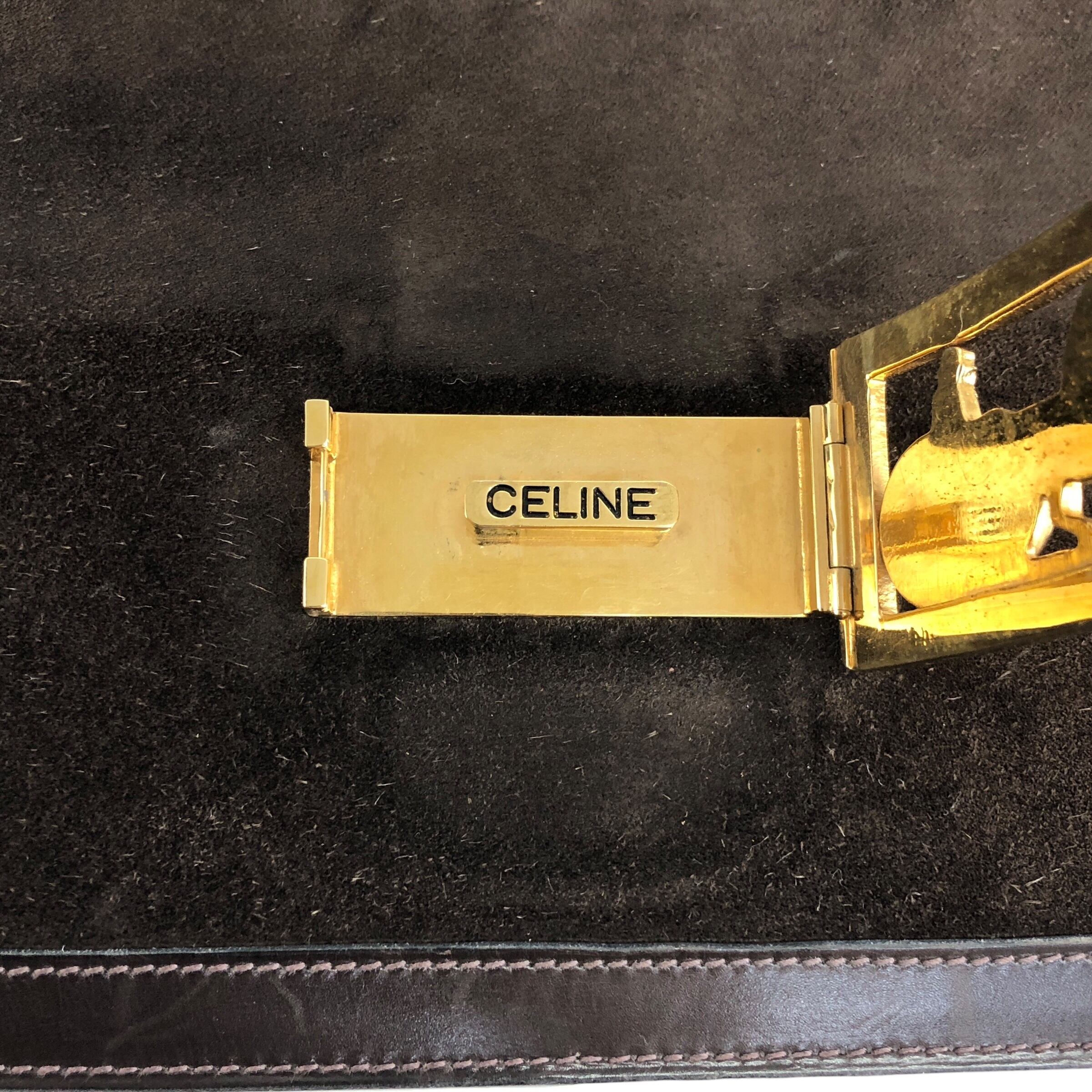 CELINE セリーヌ ショルダーバッグ ブラウン 馬車 ホースキャリッジ