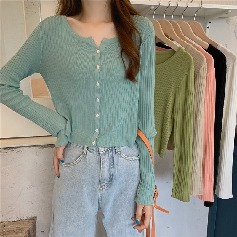 オータムブラウス レディースサマー薄手ニットセーター カーディガンジャケット ロング 夏物 秋物 1号婦人27190194859