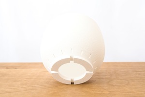 受け皿鉢(4号サイズ)｜ホワイト×レッド