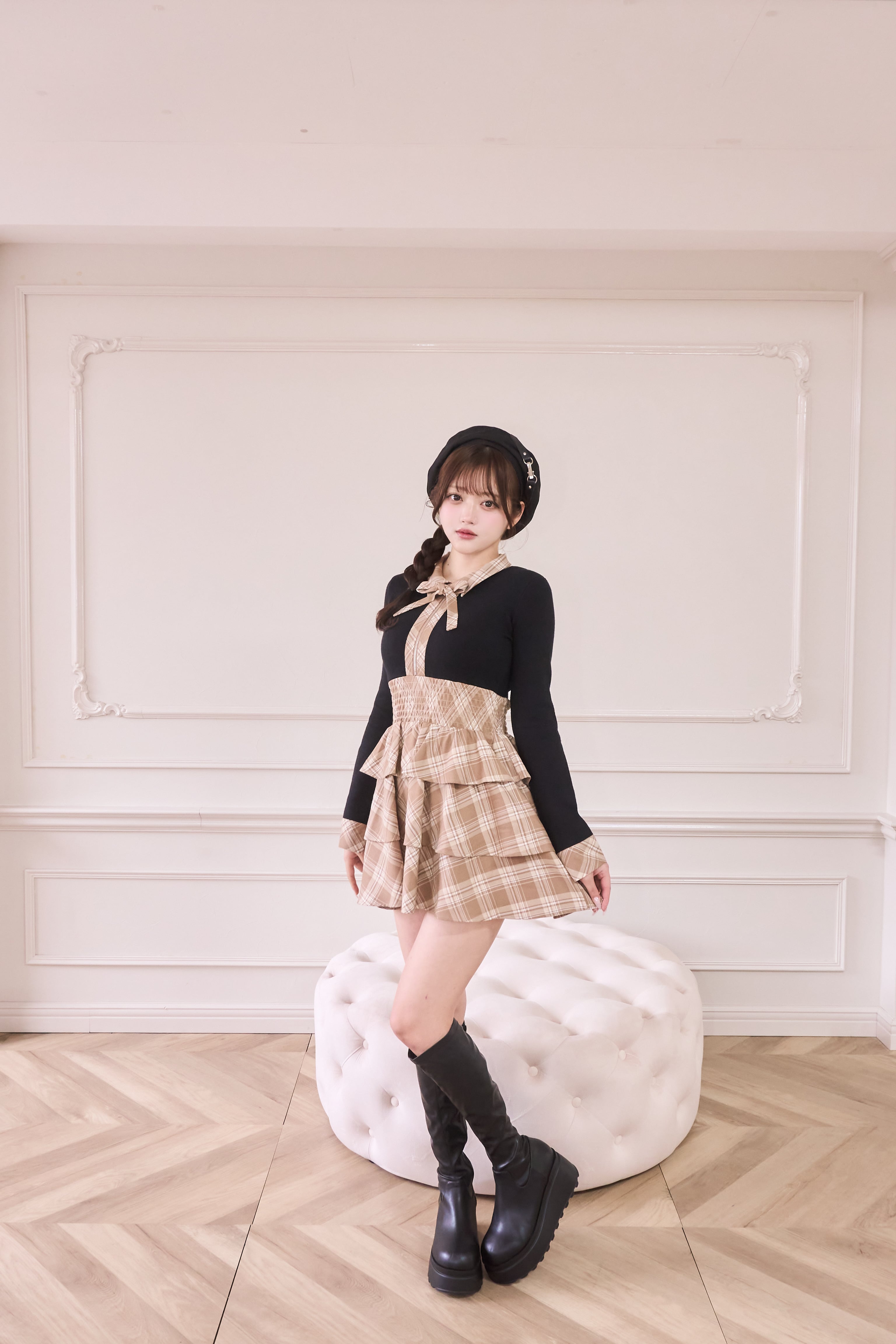 papillonner check tiered op | meltie