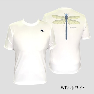 吸水速乾 UV メンズプリントTシャツ （ホワイト）P818TSM01