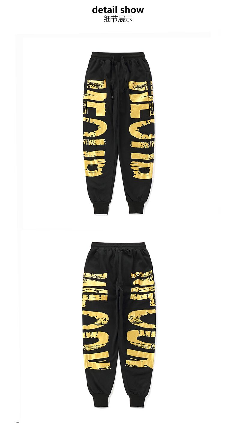 全1色 スウェットパンツ プリント カジュアル ストリート