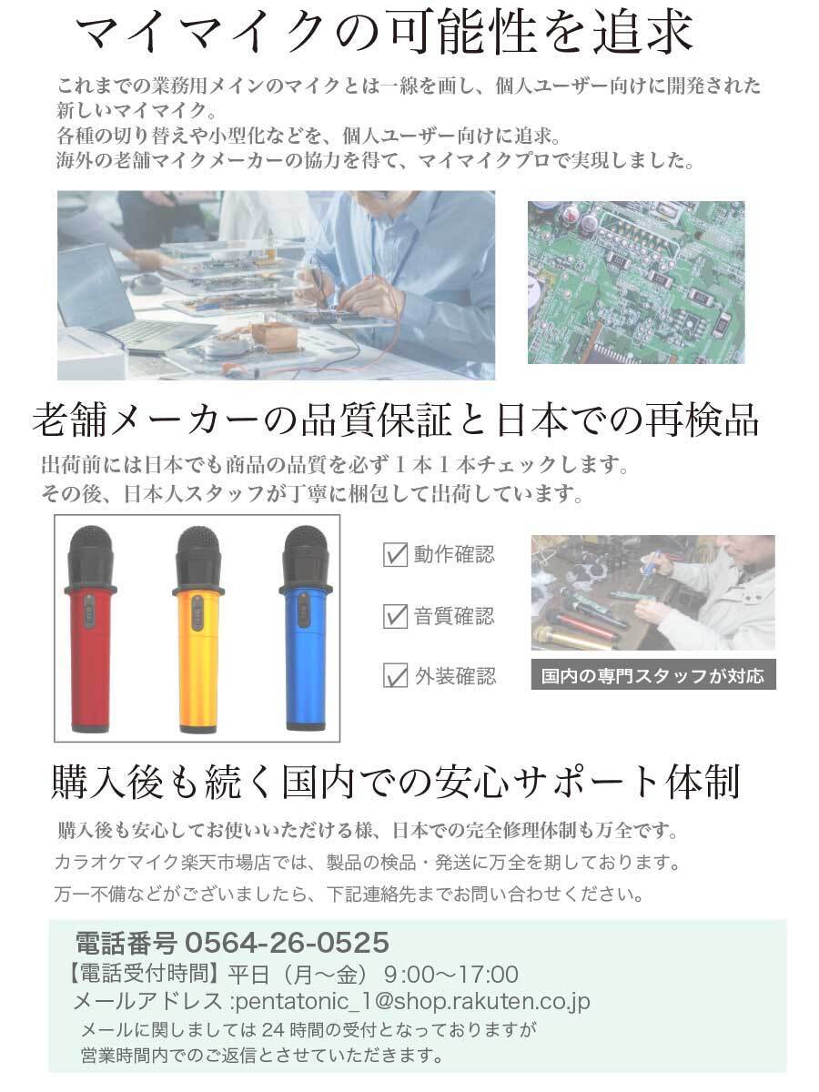 GT-200 カラオケマイ・マイクプロ 充電器セット ブルー | japanrenta