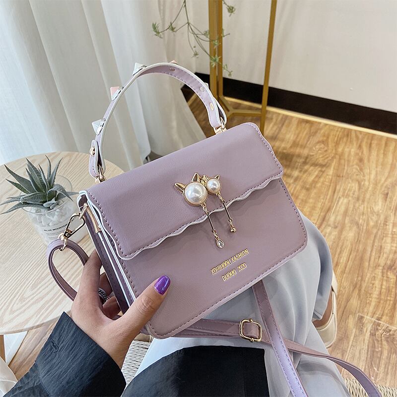 Eign Lady Bag 2020 Summer Wave Insワイルドショルダーメッセンジャーバッグテクスチャーファッションスモールスクエアバッグ Tiancai_Wing_Bag0557785