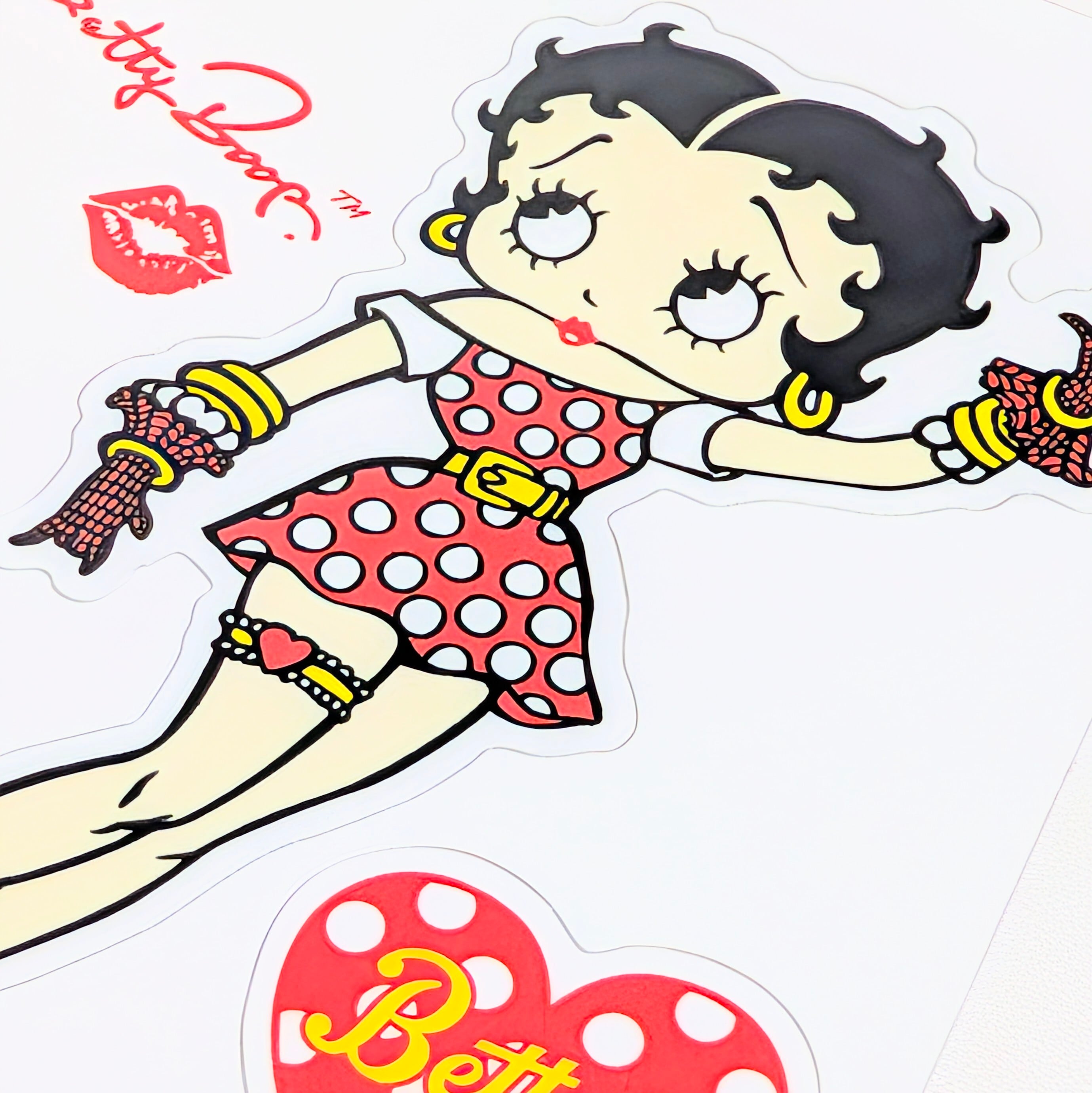 ✨️みんなメロメロ♡✨️送料無料!【 Betty Boop(ベティブープ) 】 STICKER(ステッカー)/ シール / ベティちゃん 〚アメリカン雑貨 アメトイ〛