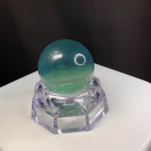 s141 バイカラーフローライトスフィア