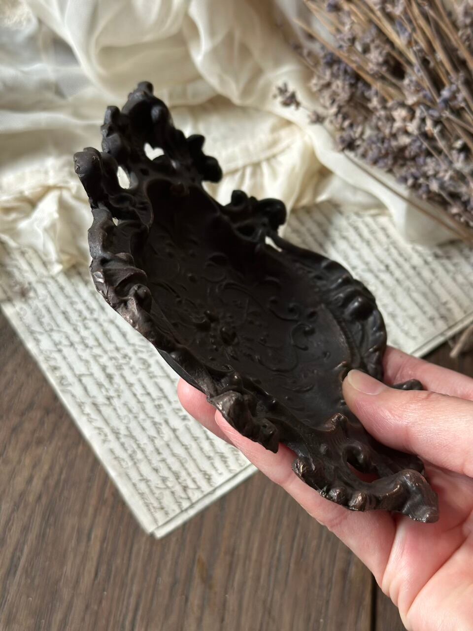 19世紀後半 装飾鋳物製 ヴィド・ポッシュ 小物入れ | Brocante de La