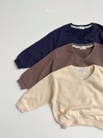 【 digreen / 予約 】Teddy V sweatshirt