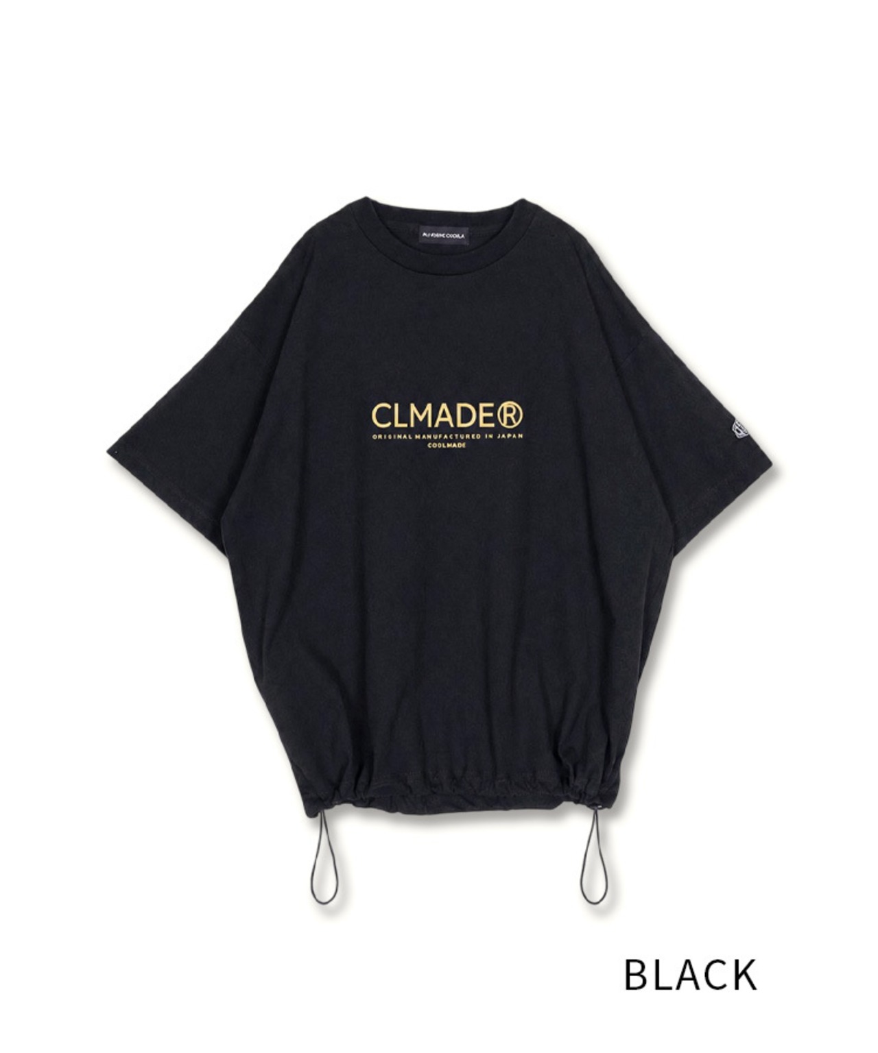 CL MADE メッセージプリントルーズＴシャツ (BLACK)　CQ-49013