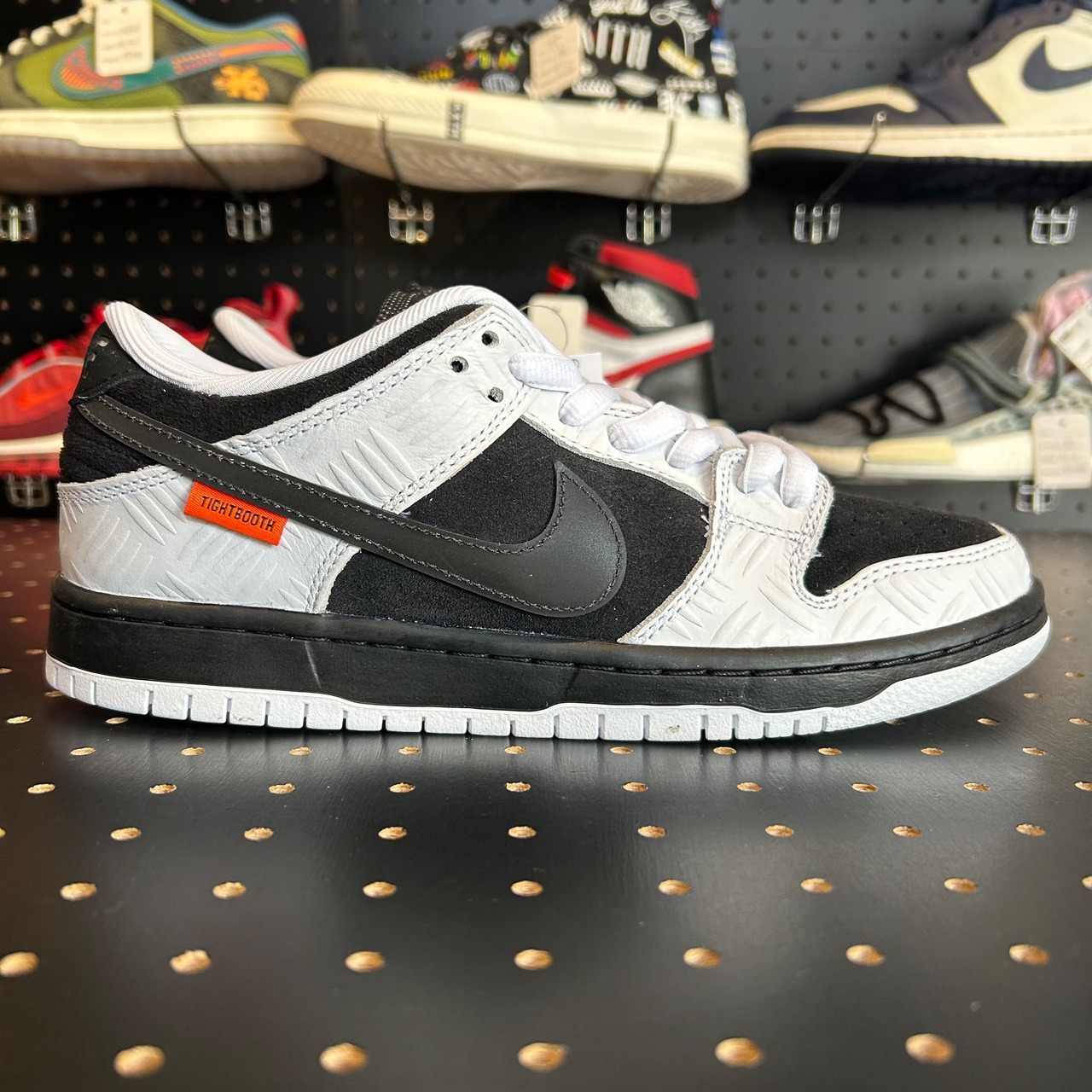 TIGHTBOOTH × Nike SB Dunk Low Pro QS "Black and White" SP BOX US8/26cm