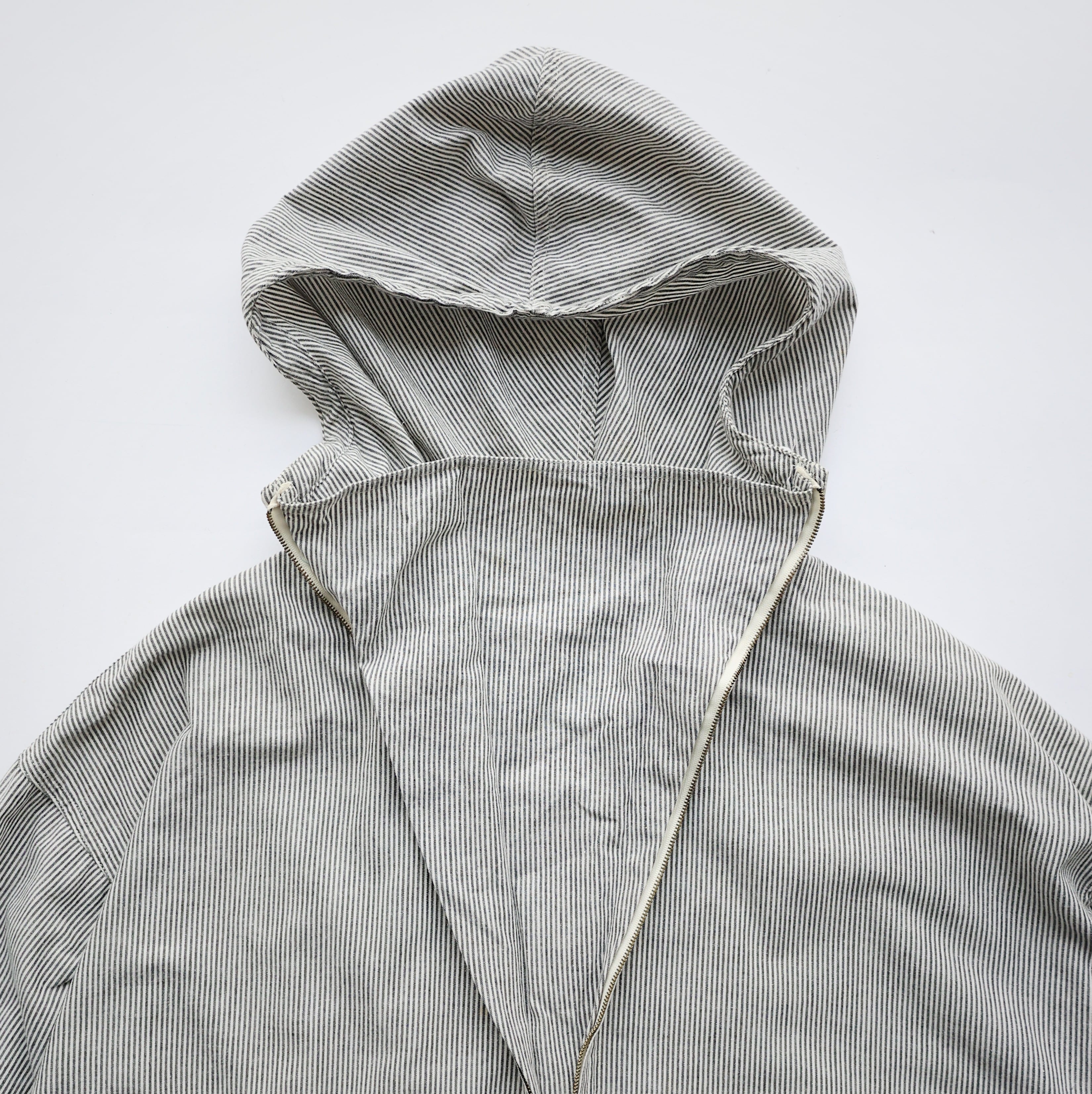 I.S. ISSEY MIYAKE CHISATO TSUMORI DESIGN STRIPE COTTON ANORAK