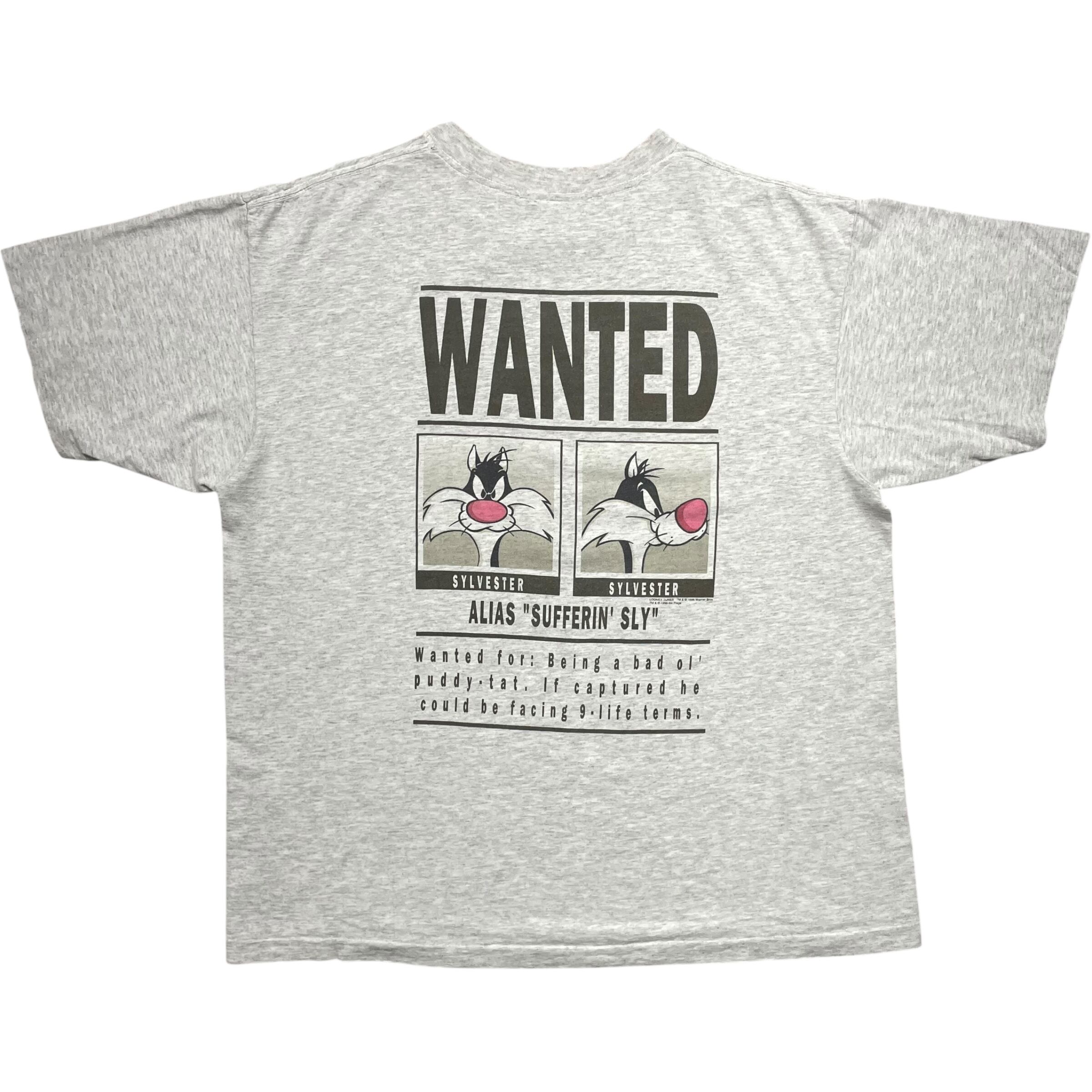 《XL》 unknown Tシャツ 両面プリント ワンポイント Warner Bros LOONEY TUNES シングルステッチ 90年代 vintage no.8299
