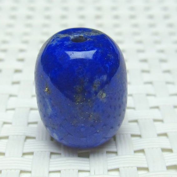 ラピスラズリ 路路通 筒型ビーズ 変形ビーズ アクセサリーパーツ [M便 1/10] 112-1694