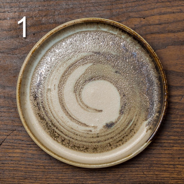 渦巻6寸ドラ鉢（切立皿・銅鑼鉢 ）／吉永哲子