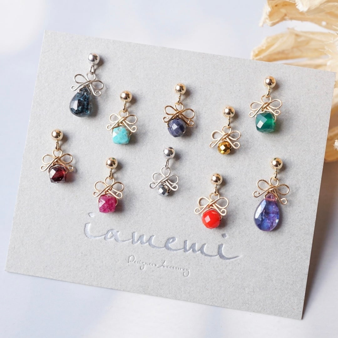 ピアス | 身につける芸術品｜天然石アクセサリー｜iamemi アイアムエミ