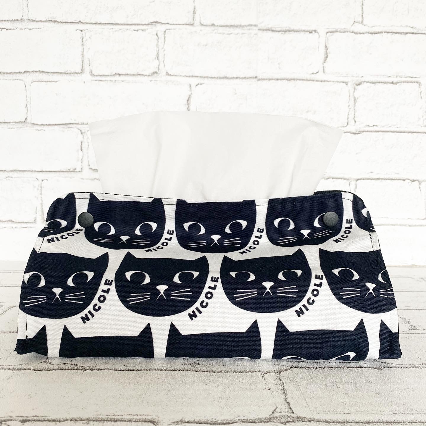黒猫ティッシュケース | 黒猫屋ニコル