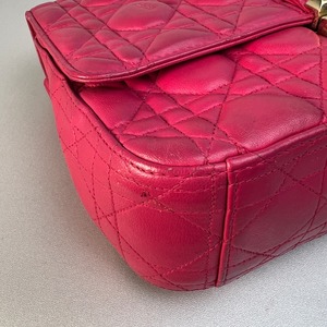Dior ディオール  レザー ショルダーバッグ ピンク A-10017