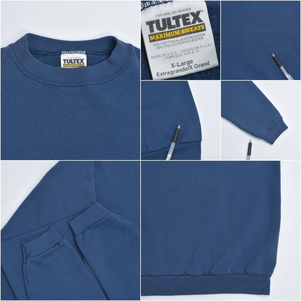 90s～ アメリカ製 TULTEX タルテックス 無地 ブランク スウェット