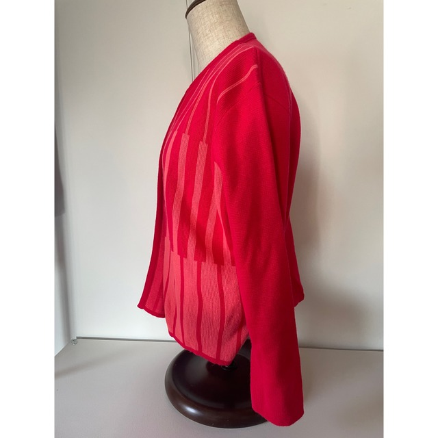 Gradation knit cardingan