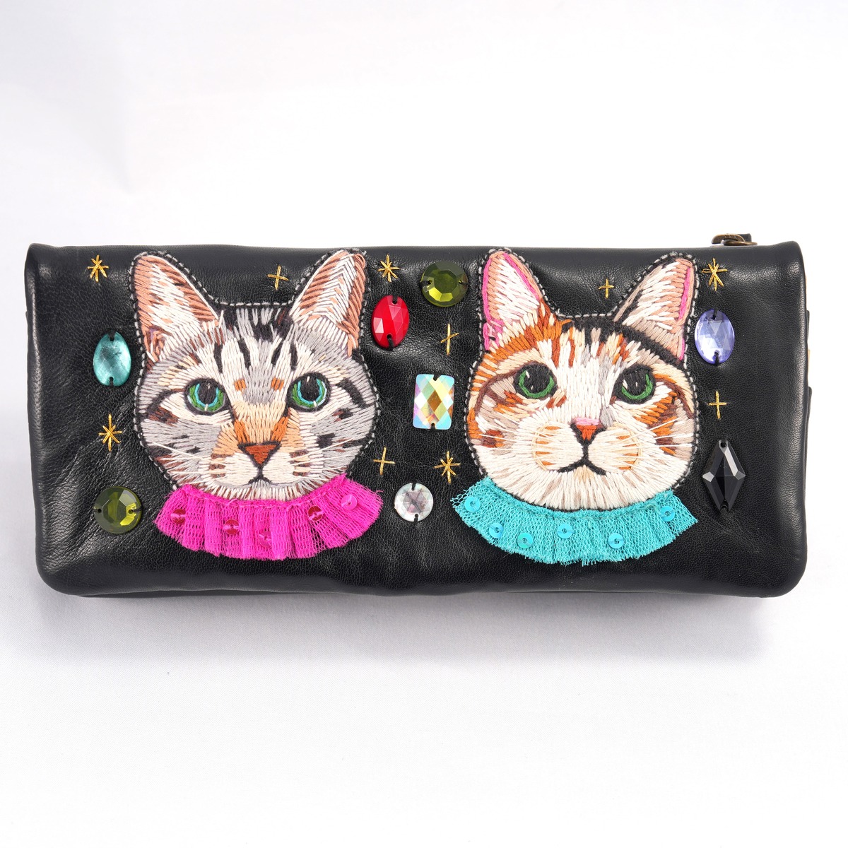長財布Two cats and bijoux | tamaobazaaar