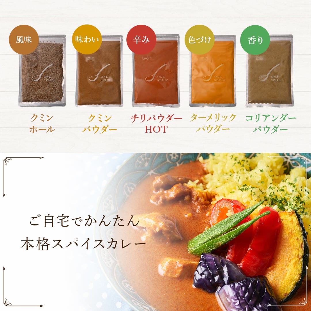 D'sTs スパイス カレー ターメリック クミンパウダー コリアンダー