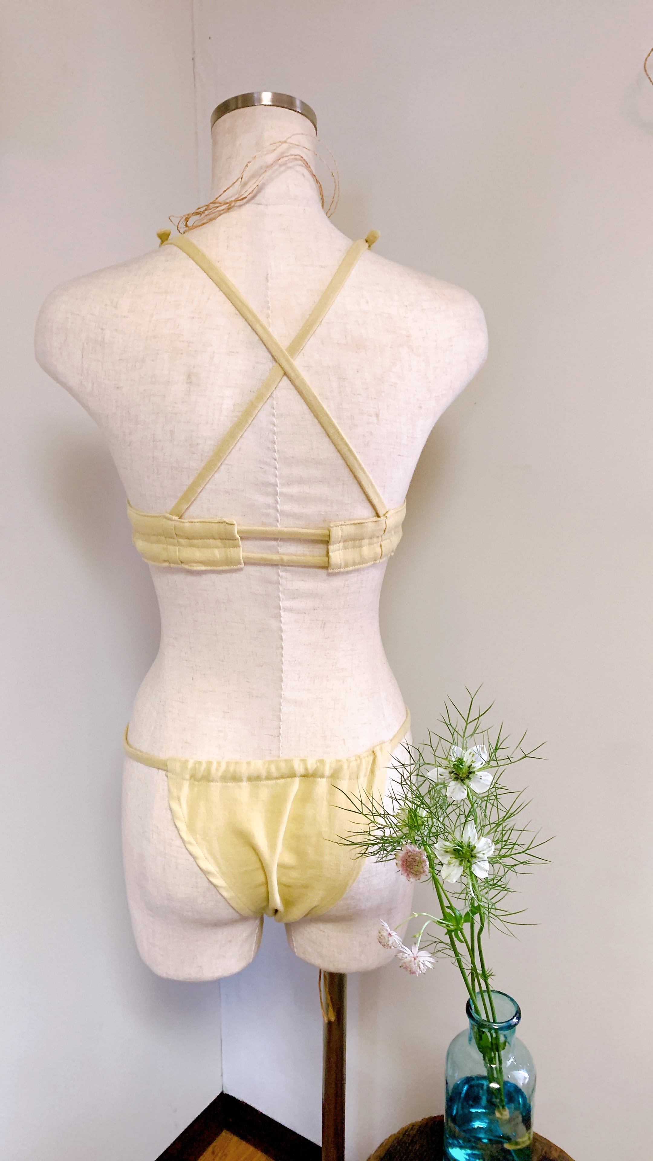 　締めつけない下着　“ゆる〜りブラ“     イエロー　第３チャクラ