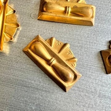 70s ヴィンテージ ブラスパーツ オーナメント 真鍮製 USA製 | 輸入