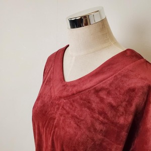 【USED】ベロアシャツ　暖か　Mサイズ　